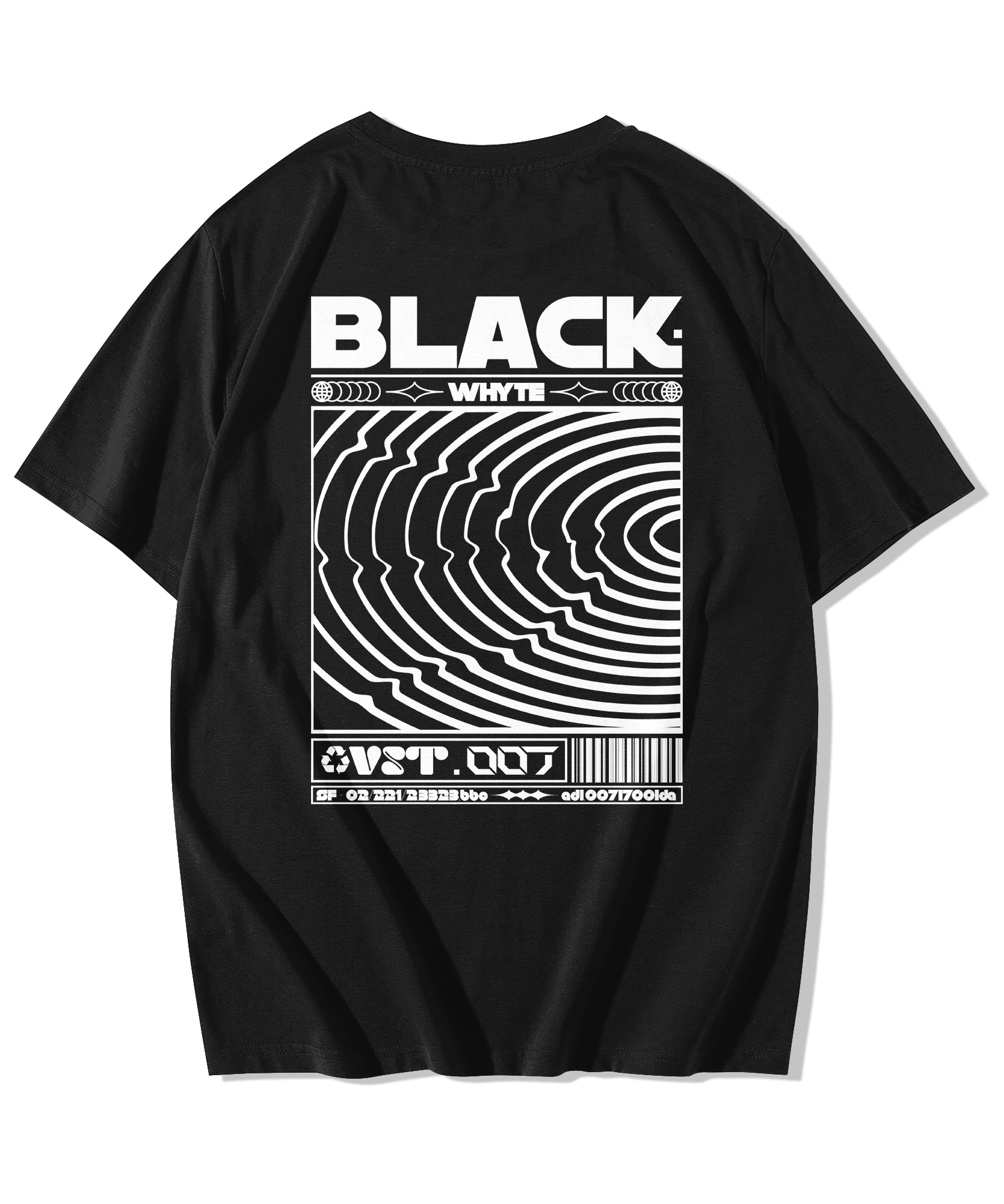 Alfaq Black Oversized T-Shirt - Alfaq